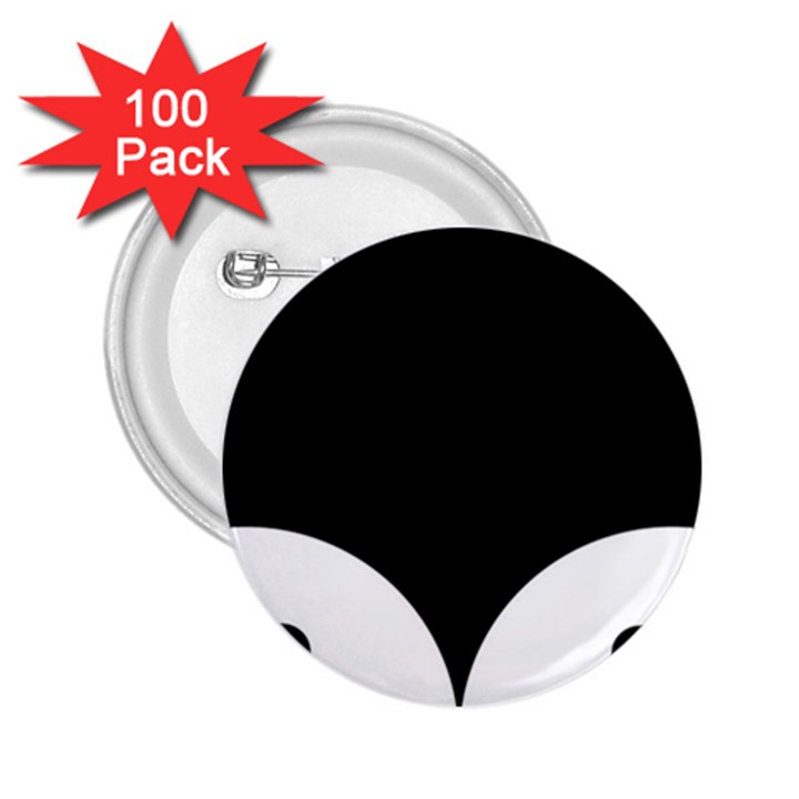 Cute pinguin 2.25  Buttons (100 pack) 