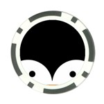 Cute pinguin Poker Chip Card Guard (10 pack) Front