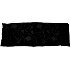 Dark Silvered Flower Body Pillow Case Dakimakura (two Sides) by Brittlevirginclothing