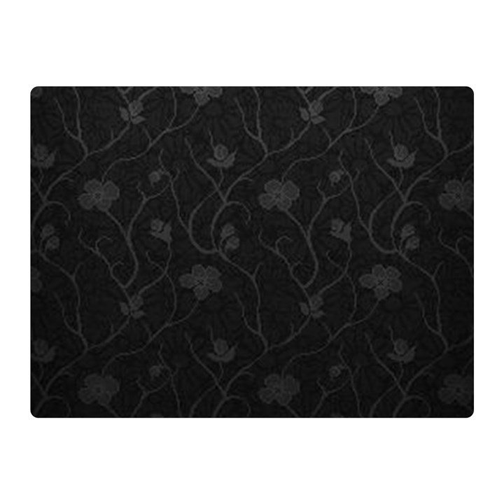 Dark silvered flower Double Sided Flano Blanket (Mini) 