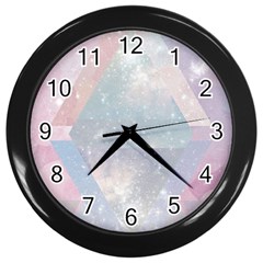 Pastel Crystal Wall Clocks (black) by Brittlevirginclothing