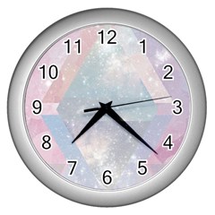 Pastel Crystal Wall Clocks (silver)  by Brittlevirginclothing