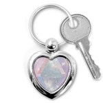 Pastel crystal Key Chains (Heart)  Front