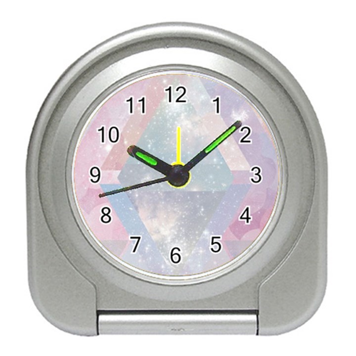 Pastel crystal Travel Alarm Clocks