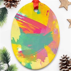 Paint Brush Ornament (oval) by Brittlevirginclothing