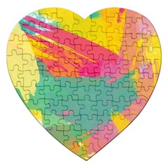 Paint Brush Jigsaw Puzzle (heart) by Brittlevirginclothing