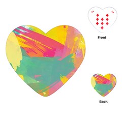 Paint Brush Playing Cards (heart)  by Brittlevirginclothing