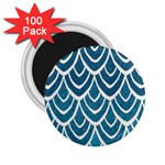 Blue fish scale 2.25  Magnets (100 pack)  Front