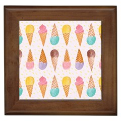 Cute Ice Cream Framed Tiles by Brittlevirginclothing