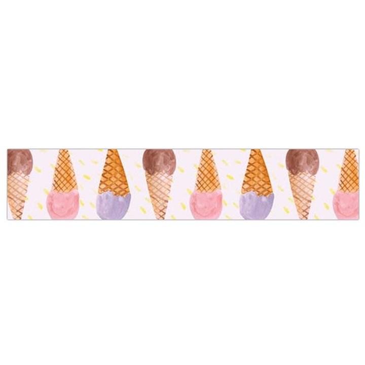 Cute ice cream Flano Scarf (Small) 