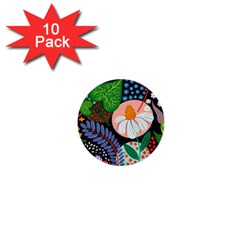 Japanese Inspired 1  Mini Buttons (10 Pack)  by Brittlevirginclothing