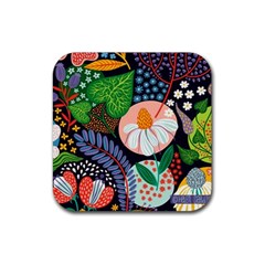 Japanese Inspired Rubber Coaster (square)  by Brittlevirginclothing