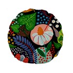 Japanese inspired Standard 15  Premium Round Cushions Front