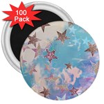 Pastel stars 3  Magnets (100 pack) Front