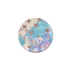 Pastel Stars Golf Ball Marker (4 Pack) by Brittlevirginclothing