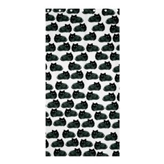 Black Cat Shower Curtain 36  X 72  (stall)  by Brittlevirginclothing