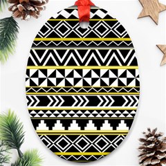 Black Bohemian Ornament (oval) by Brittlevirginclothing