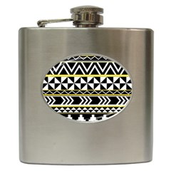 Black Bohemian Hip Flask (6 Oz) by Brittlevirginclothing