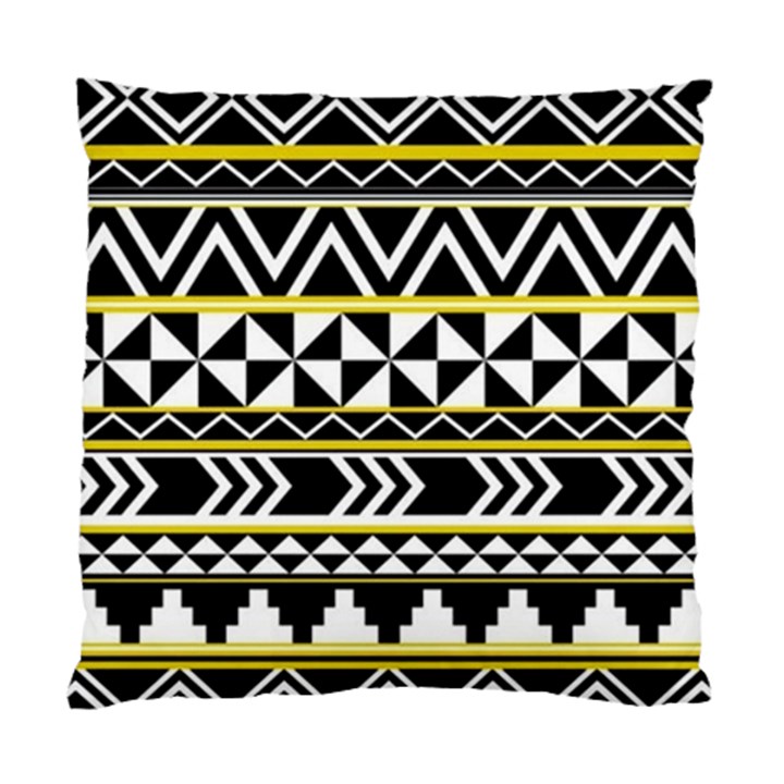 Black bohemian Standard Cushion Case (One Side)