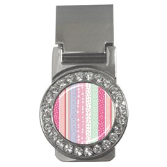 Pink Wood Money Clips (cz)  by Brittlevirginclothing