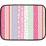 Pink wood Fleece Blanket (Mini) 35 x27  Blanket