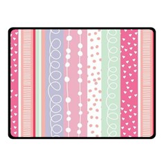 Pink Wood Fleece Blanket (small) by Brittlevirginclothing