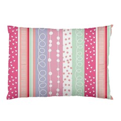 Pink Wood Pillow Case (two Sides) by Brittlevirginclothing