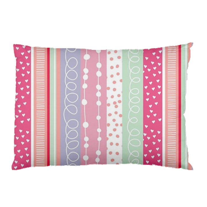 Pink wood Pillow Case (Two Sides)