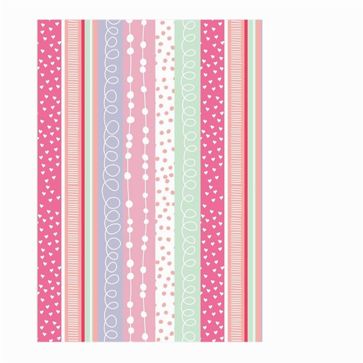 Pink wood Large Garden Flag (Two Sides)