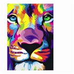 Colorful Lion Small Garden Flag (Two Sides) Front