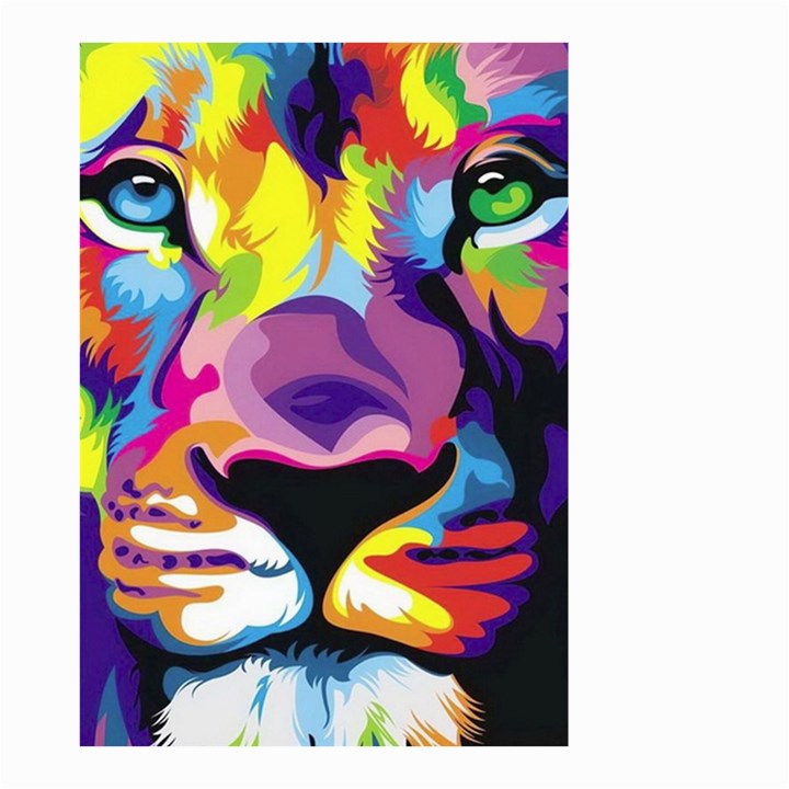 Colorful Lion Small Garden Flag (Two Sides)