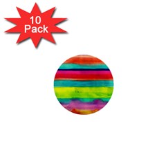 wet painted paper 1  Mini Buttons (10 pack) 