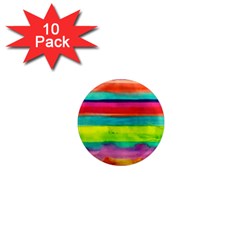 Wet Painted Paper 1  Mini Magnet (10 Pack)  by Brittlevirginclothing