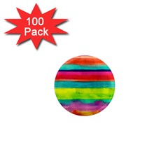 wet painted paper 1  Mini Magnets (100 pack) 