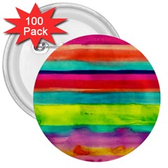 Wet Painted Paper 3  Buttons (100 Pack)  by Brittlevirginclothing