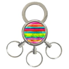 Wet Painted Paper 3-ring Key Chains by Brittlevirginclothing