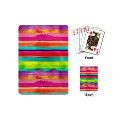 wet painted paper Playing Cards (Mini) 