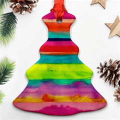 Wet Painted Paper Ornament (christmas Tree)  by Brittlevirginclothing