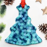 Blue light Christmas Tree Ornament (Two Sides) Front