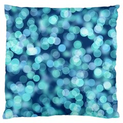 Blue Light Large Cushion Case (two Sides) by Brittlevirginclothing