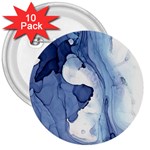 Paint in water 3  Buttons (10 pack)  Front