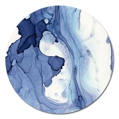 Paint In Water Magnet 5  (round) by Brittlevirginclothing