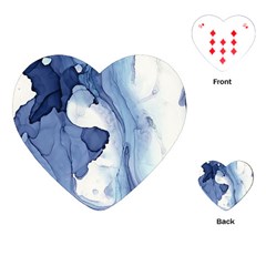 Paint In Water Playing Cards (heart)  by Brittlevirginclothing