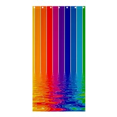 Faded Rainbow  Shower Curtain 36  X 72  (stall)  by Brittlevirginclothing