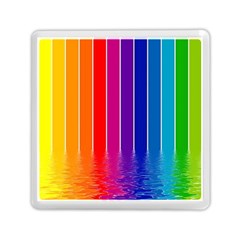 Faded Rainbow  Memory Card Reader (square)  by Brittlevirginclothing