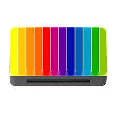 Faded Rainbow  Memory Card Reader With Cf by Brittlevirginclothing