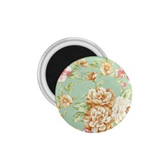 Vintage Pastel Flower 1 75  Magnets by Brittlevirginclothing