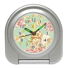 Vintage Pastel Flower Travel Alarm Clocks by Brittlevirginclothing