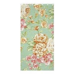 Vintage Pastel Flower Shower Curtain 36  X 72  (stall)  by Brittlevirginclothing