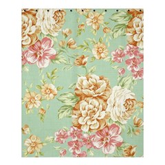 Vintage Pastel Flower Shower Curtain 60  X 72  (medium)  by Brittlevirginclothing